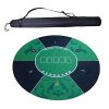 HEN'GMF Portable Round Poker Table Mat Flannel Surface Texas Hold em Poker Mat with Carry Tube for Family Party Games Poker Accessories - Image 2