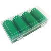 Smartdealspro Set of 100 1 1/2 Inch Opaque Poker Chips Plastic Learning Counters Game Tokens with Storage Box - Image 4