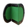 HOMCOM 200cmx90cm/79 x36 Classic 3 Folding Poker Table Foldable Poker Top 10 Seater Players Blackjack Table with Drink Holders Carry Bag - Image 3