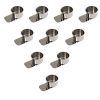 GSE Games & Sports Expert Stainless Steel Slide Under Drink Cup Holder for Poker Table (Single/10-Pack) - Image 2