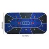 YFY 120x60cm poker table top, portable poker table mat, texas hold em poker mat with transport tube, play mat as gift - Image 7