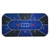 YFY 120x60cm poker table top, portable poker table mat, texas hold em poker mat with transport tube, play mat as gift - Image 2