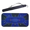 YFY 120x60cm poker table top, portable poker table mat, texas hold em poker mat with transport tube, play mat as gift - Image 6