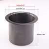 Run Pack of 1 Stainless Steel Drop-in Cup Drink Holder Poker Table Drink Holder - Image 4
