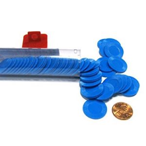 Koplow Games 50 Mini Poker Chips - Blue