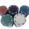 125 x SUITED POKER CHIPS - 5 SEALED STRIPS OF 25 - Image 4