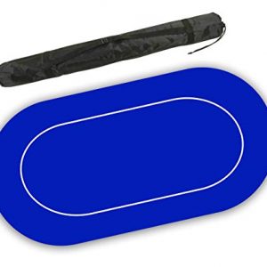 DA VINCI Non Slip 70 x 36 inch Neoprene Rubber Foam Poker Table Mat and Card Game Layout