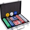 Yinlo Poker Chips Set - 200PCS / 300PCS Poker Sets with Aluminum Case, 11.5 Gram Casino Chips for Texas Holdem Blackjack Gambling - Image 2