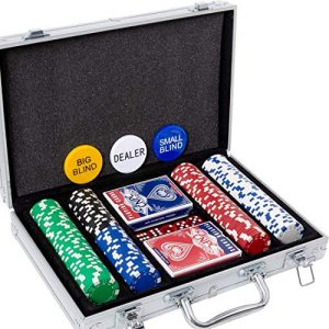 Yinlo Poker Chips Set - 200PCS / 300PCS Poker Sets with Aluminum Case, 11.5 Gram Casino Chips for Texas Holdem Blackjack Gambling