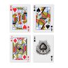 Relaxdays 10022799 Large Poker Set, 200 Chips, Play Mat, 108 Cards, Dealer Button, Casino Feeling, Texas Holdem, Colourful, HxWxD: app. 9 x 24 x 15 cm - Image 4