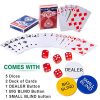 Yinlo Poker Chips Set - 200PCS / 300PCS Poker Sets with Aluminum Case, 11.5 Gram Casino Chips for Texas Holdem Blackjack Gambling - Image 6
