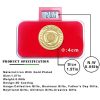 Poker Card-Guard Coin Collectibles Table Games Poker Card-Guard Golden Coin w/Plastic Case, Poker Chips Coin, A Great Coin Collecting Gifts for Husband, Father, Friends - Image 6
