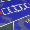 YFY 120x60cm poker table top, portable poker table mat, texas hold em poker mat with transport tube, play mat as gift - Image 3