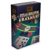 M.Y Texas Hold'em Poker & Blackjack Set - Includes Poker Chips, Deck of Cards and Mat - Image 6
