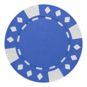 Brybelly Diamond Suited Poker Chips 11.5-gram Clay Composite - Pack of 50