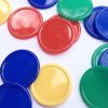 SSTNLTD 500 x TOKEN/DISC/POKER CHIPS/DRINK TOKENS / 4 COLOURS - Image 2