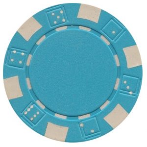 Da Vinci 50 Clay Composite Dice Striped 11.5-Gram Poker Chips