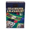 M.Y Texas Hold'em Poker & Blackjack Set - Includes Poker Chips, Deck of Cards and Mat - Image 7
