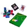 M.Y Texas Hold'em Poker & Blackjack Set - Includes Poker Chips, Deck of Cards and Mat - Image 4
