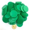 Smartdealspro Set of 100 1 1/2 Inch Opaque Poker Chips Plastic Learning Counters Game Tokens with Storage Box - Image 2