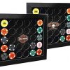 Harley-Davidson Poker Chip Collectors Frame, Holds 26 Chips, Made in USA 6925 - Image 3