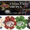 Da Vinci 100 Dice Straight Flush Poker Chips in Las Vegas Gift Box, 11.5gm - Image 2
