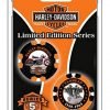 Harley-Davidson Limited Edition Series 5 Poker Chips Pack, Black & Orange 6705 - Image 3