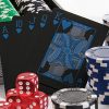 Premium Poker Chip Set With Aluminum Carrying Case. Upgraded Dealer/Small/Big Blind Buttons. PVC Black Water Proof Playing Cards. 300 Piece Composite, Texas Hold'em with Dice. Prime Professional - Image 3