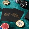 Premium Poker Chip Set With Aluminum Carrying Case. Upgraded Dealer/Small/Big Blind Buttons. PVC Black Water Proof Playing Cards. 300 Piece Composite, Texas Hold'em with Dice. Prime Professional - Image 4