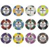 Claysmith Gaming Pack of 50 Showdown Poker Chips, Heavyweight 13.5-gram Clay Composite - Image 7